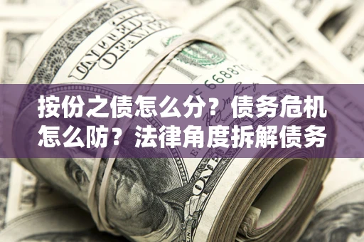 武汉按份之债怎么分？债务危机怎么防？法律角度拆解债务分配与风险自保指南