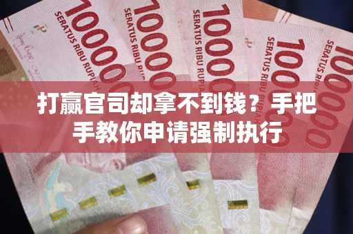 武汉打赢官司却拿不到钱？手把手教你申请强制执行