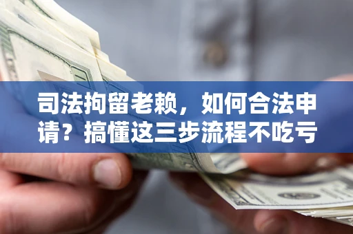武汉司法拘留老赖，如何合法申请？搞懂这三步流程不吃亏！