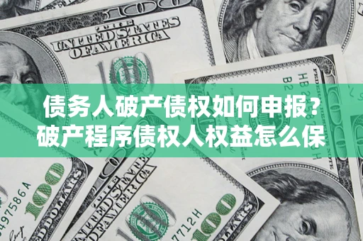 武汉债务人破产债权如何申报？破产程序债权人权益怎么保障？