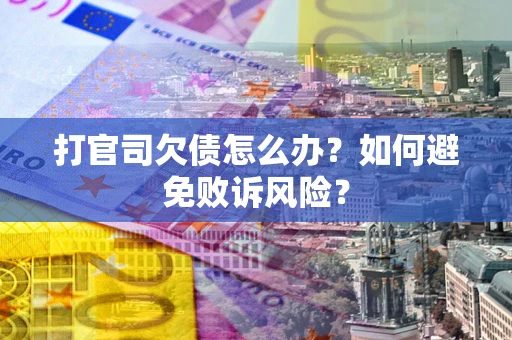 武汉打官司欠债怎么办？如何避免败诉风险？