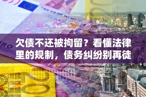 武汉欠债不还被拘留？看懂法律里的规制，债务纠纷别再徒劳奔波