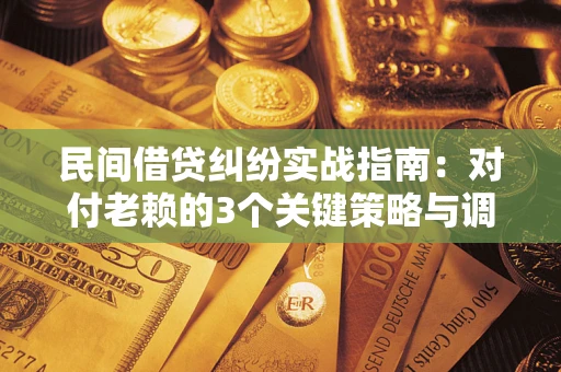武汉民间借贷纠纷实战指南：对付老赖的3个关键策略与调解盲区解析