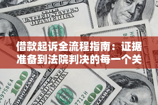 武汉借款起诉全流程指南：证据准备到法院判决的每一个关键步骤