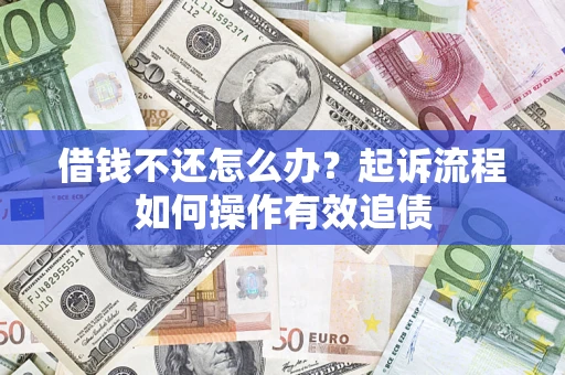 武汉借钱不还怎么办？起诉流程如何操作有效追债
