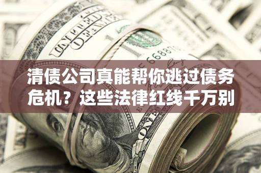 武汉清债公司真能帮你逃过债务危机？这些法律红线千万别踩