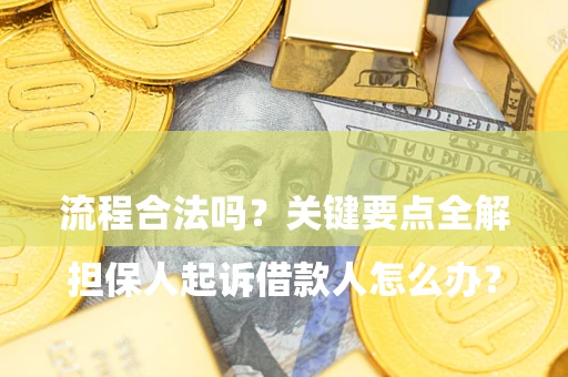 武汉

担保人起诉借款人怎么办？流程合法吗？关键要点全解析