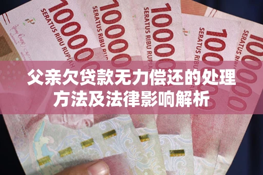 武汉父亲欠贷款无力偿还的处理方法及法律影响解析