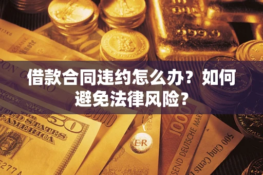 武汉借款合同违约怎么办？如何避免法律风险？
