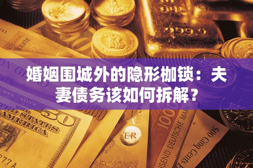 武汉婚姻围城外的隐形枷锁：夫妻债务该如何拆解？
