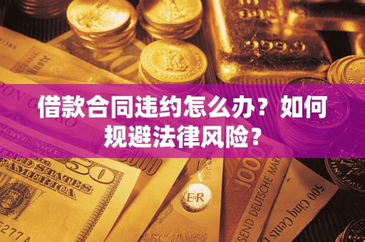 武汉借款合同违约怎么办？如何规避法律风险？