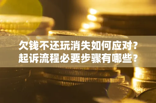 武汉欠钱不还玩消失如何应对？起诉流程必要步骤有哪些？