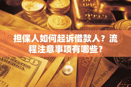 武汉担保人如何起诉借款人？流程注意事项有哪些？